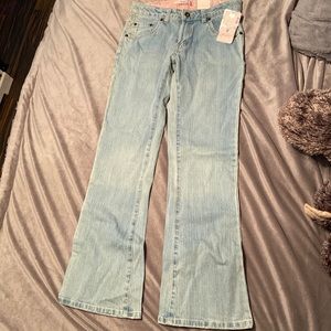 Levis girl blue jeans